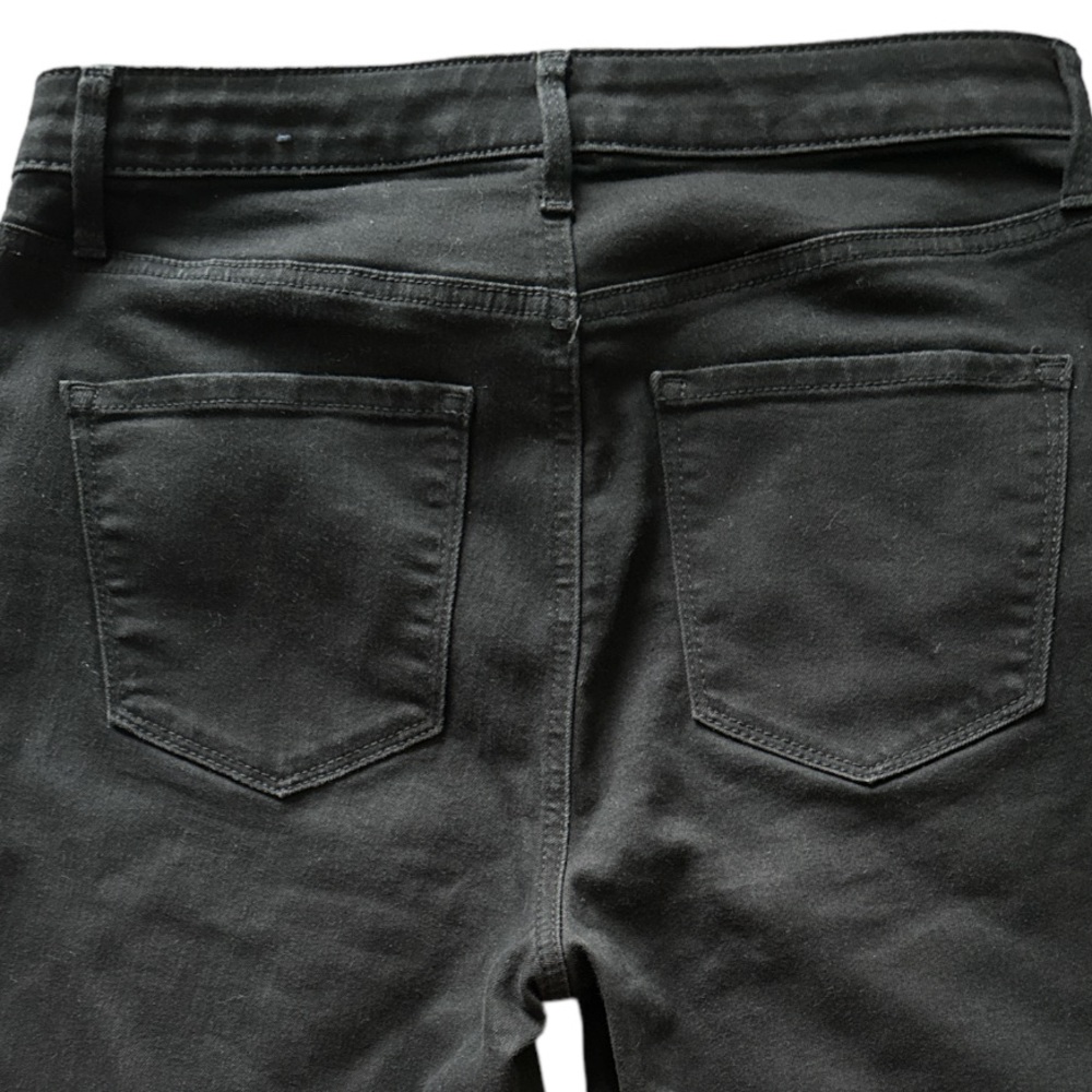 TALBOTS Flawless High Waist Jegging Ankle Black Skinny Denim Jeans - Picture 3 of 5